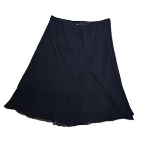 90s y2k whimsigoth witchy black tiered skirt